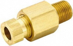 PARKER Parker 68HD-4-8 Compression X Mnpt Brass Connector 1/2 in