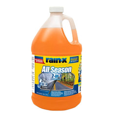 RAIN-X Rain-X 113645 De-icer & Bug Remover Windshield Washer Fluid (Pack of 6 1 Gallon)