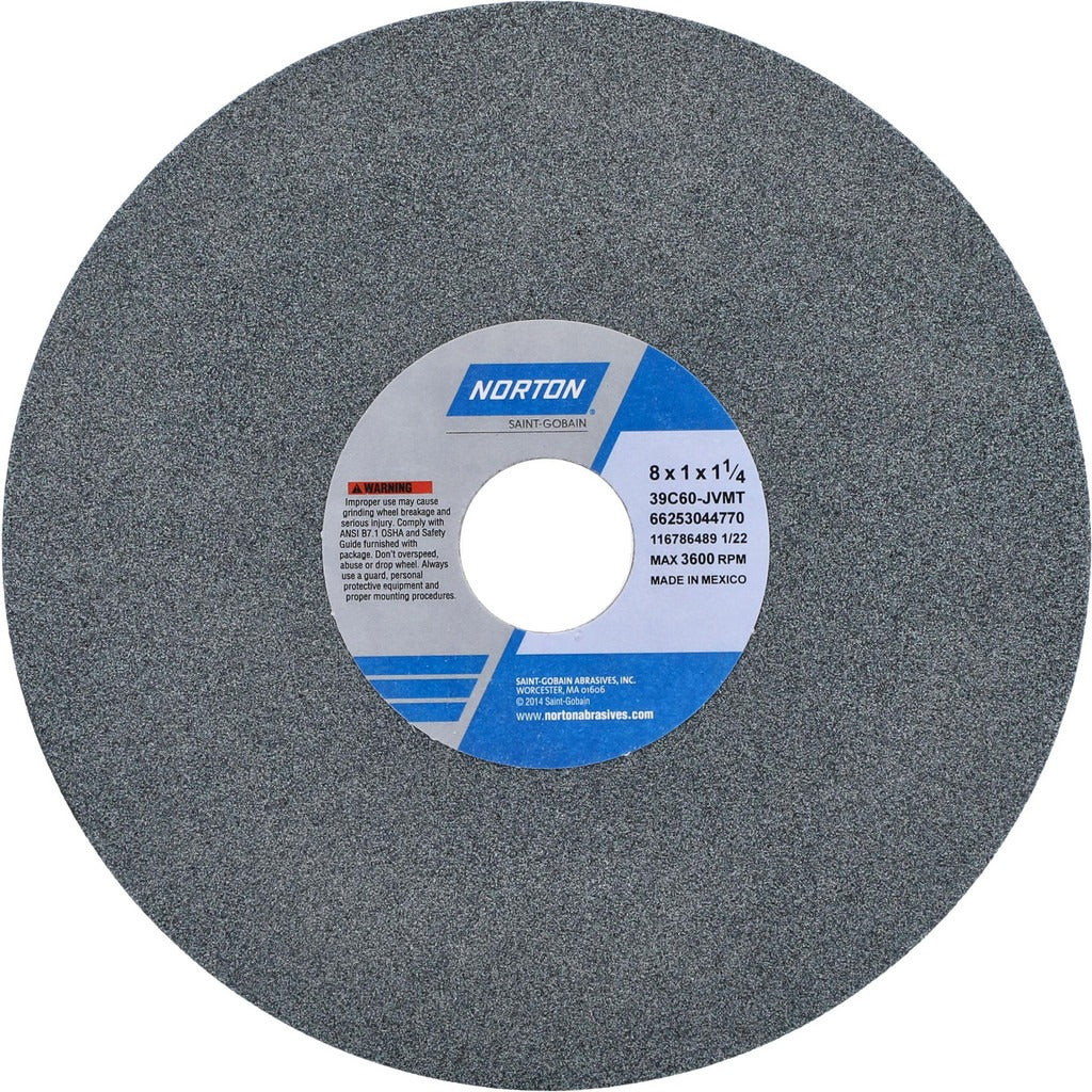 NORTON Norton 66253044770 Surface Grinding Wheel 8in 60 Grit