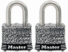 MASTER LOCK Master Lock Co 3SSTHC Laminated Padlock 1.5 in Keyed Alike 2PK