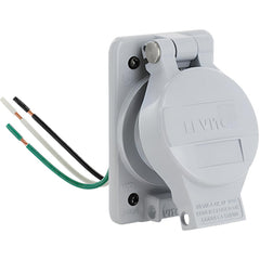 LEVITON Leviton LNR96-3 Single Receptacle 20A 125V Nema 5-20R Gray