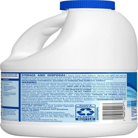 CLOROX Clorox 32347 Splash-Less Regular Scent Bleach 77 oz (1 Pack)