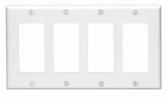 LEVITON Leviton Mfg Co 005-80412-00W White Gfi Wall Plate 10 Pack