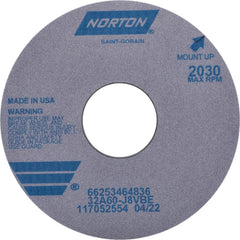 NORTON Norton 66253464836 Surface Grinding Wheel 16in 60 Grit