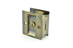 TRIMCO Trimco 1065609 Privacy Pocket Door Lock Antique Brass