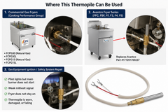 COOKING PERFORMANCE GROUP Cooking Performance Group 351700237 Thermopile Replacement (1 Pack) Replaces 177201700237
