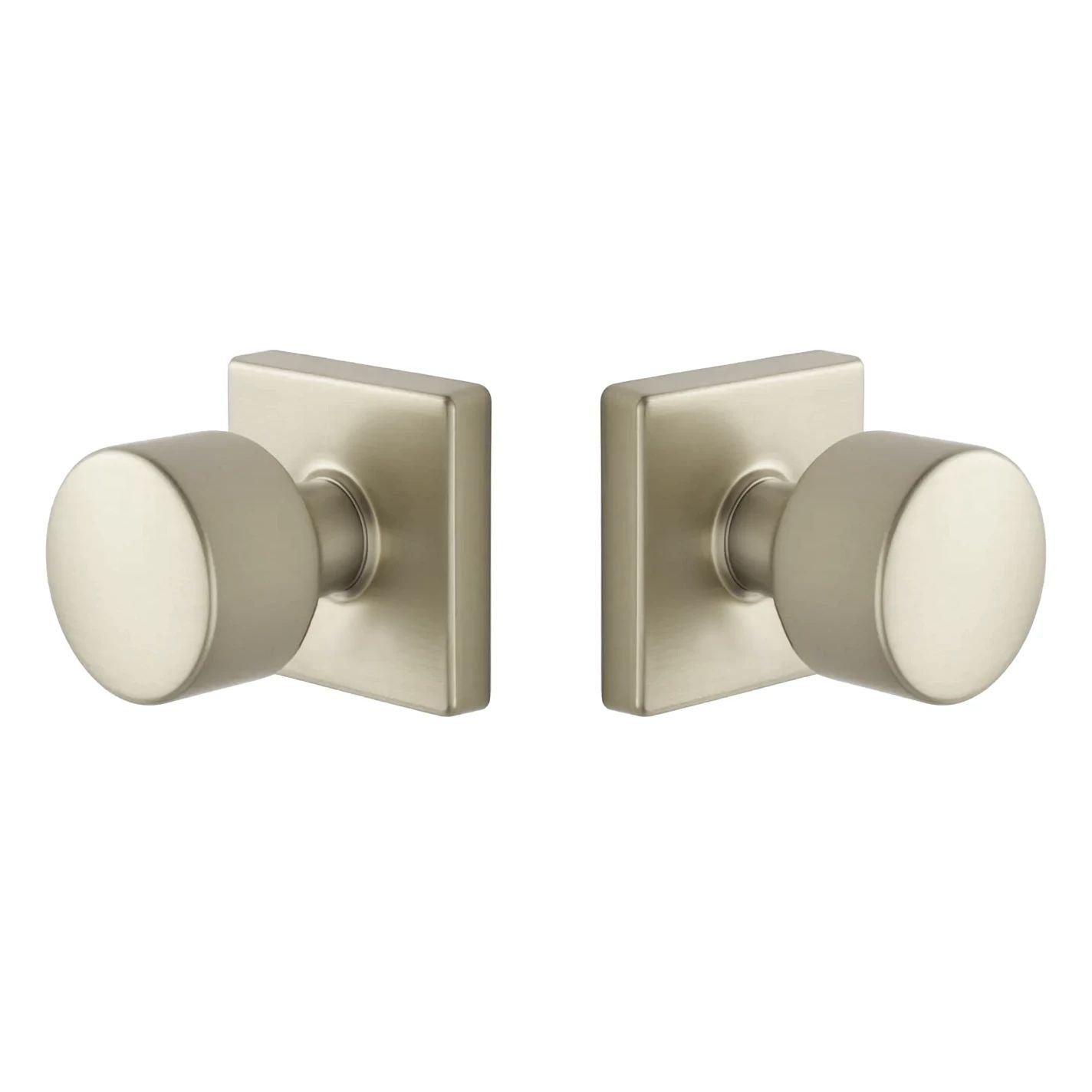 EMTEK Emtek EE3110PGSN Passage Lock Page Knob Square Rose