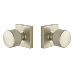EMTEK Emtek EE3110PGSN Passage Lock Page Knob Square Rose