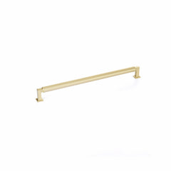 SCHAUB Schaub 481-SB Cabinet Pull 12 in Center to Center Satin Brass