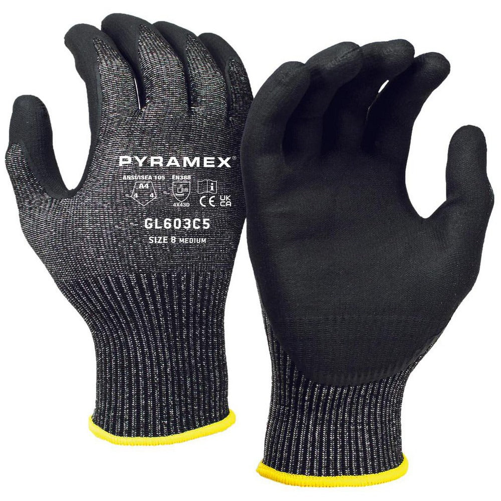 PYRAMEX Pyramex GL603C5XL Ansi A4 Cut Resistant Gloves Xl