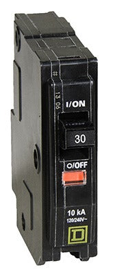 SQUARE D Square D QO130CP 30A Single Pole Circuit Breaker 120V