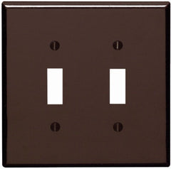 LEVITON Leviton Mfg Co 001-85109-000 2-gang Toggle Wall Plate