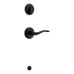 KWIKSET Kwikset 966SELRH-514.UNIV Sedona Lever Handleset Trim Matte Black