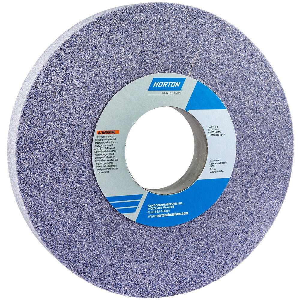 NORTON Norton 66253160754 Surface Grinding Wheel 10in 46 Grit