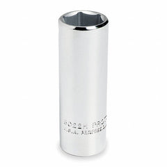 PROTO Proto j5024h 3/4 in 6-point Deep Chrome 3/8 in Drive Socket