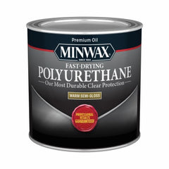 MINWAX Minwax 230054444 Semi-gloss Polyurethane Clear 1/2 Pint