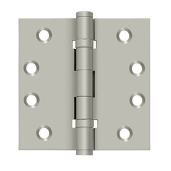 DELTANA Deltana DSB4B15 Square Hinge Ball Bearing 4x4 Satin Nickel