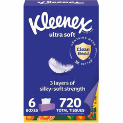 KIMBERLY-CLARK Kimberly-Clark KCC54317 Kleenex Ultra Soft Tissues 6 Pack