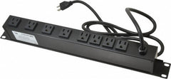 WIREMOLD Wiremold R8BZ Power Outlet Strip 8 Outlets Rack Mount