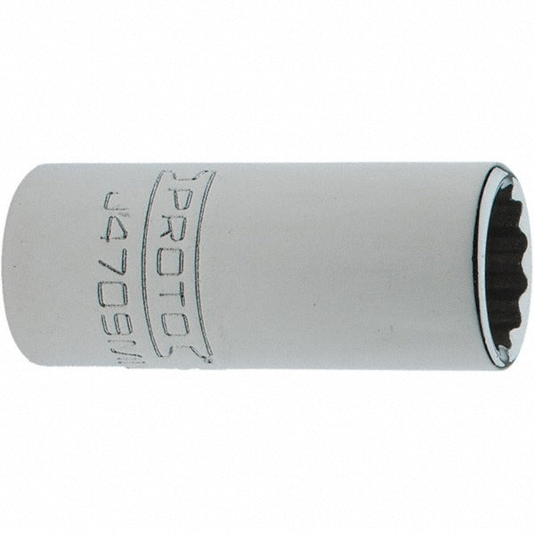 PROTO Proto J4709MN 9mm 12-point 1/4 Drive Hand Socket