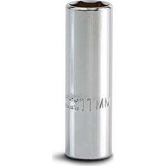 PROTO Proto J4711LM Deep Hand Socket 11 Mm 6-point 1/4 Drive
