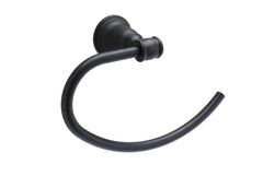 PAMEX Pamex BC10BL32 Open Towel Ring Matte Black Metal