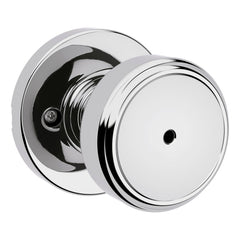 KWIKSET Kwikset 300MNKRDT-26 Maven Knob Privacy Lock Bright Chrome