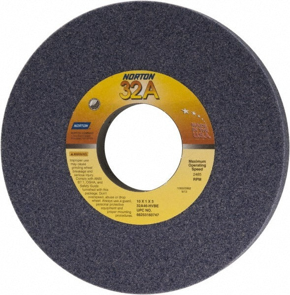NORTON Norton 66253160747 Surface Grinding Wheel 46 Grit 10 in