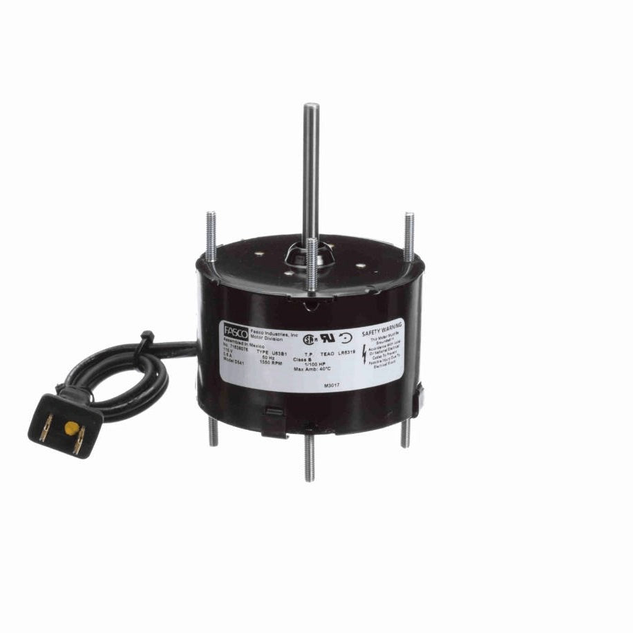 CENTURY Century D541 Shaded Pole Motor 1/100 HP (3.3 in TEAO) Replacement D541