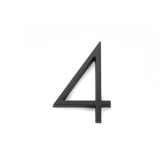 EMTEK Emtek 2834US19 Modern 4 House Number Flat Black