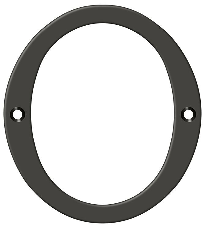DELTANA Deltana RN6-0U10B 6 Inch Solid Brass House Number Oil Rubbed Bronze