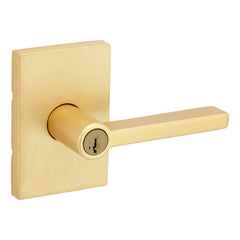 KWIKSET Kwikset 740HFLRCT-4S Halifax Lever Entry Lock Satin Brass