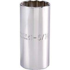 PROTO Proto J5342 Deep Hand Socket 1-5/16 in 1/2 Drive 12-point