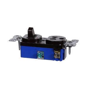 DIVERSITECH Diversitech ED5225 Toggle Switch, Receptacle Brown 2 Pole 3-Wire