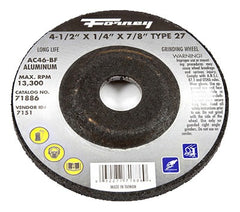 FORNEY Forney Industries Inc 71886 Type 27 Grinding Wheel 4.5in