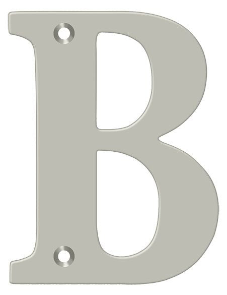 DELTANA Deltana RL4B-15 Residential Letter B Satin Nickel