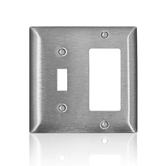 LEVITON Leviton Telcom SS126-40 C-series 2-gang Wall Plate