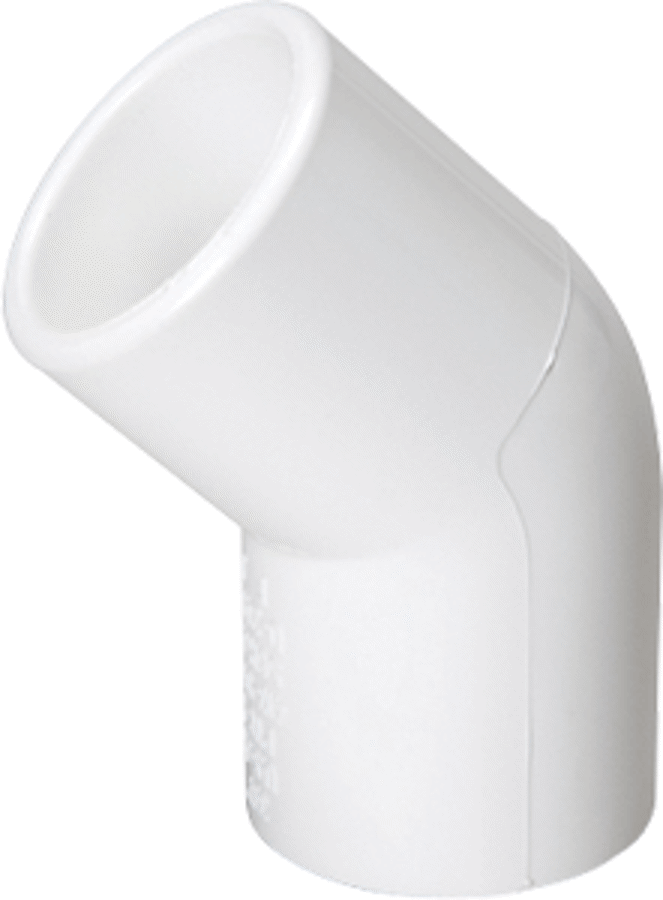 MUELLER Mueller 417-007 PVC 45 Elbow 3/4 in (45 Degree, Box of 50)