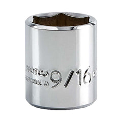 PROTO Proto J4718 Hand Socket 9/16 in 6-point 1/4 in Drive