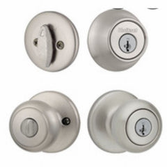 KWIKSET Kwikset Satin Nickel 242CV 15 Cp Cove Project Pack