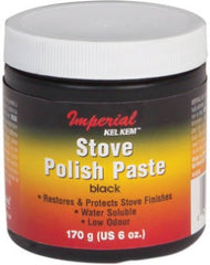 IMPERIAL Imperial KK0059 Black Stove Polish Paste 6 Oz Cast Iron Steel