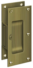 DELTANA Deltana SDP60U5 Pocket Door Lock 6 in Passage Antique Brass