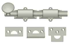 DELTANA Deltana 6SB15 Surface Bolt 6 Inches Satin Nickel