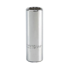 PROTO Proto J5319M Deep Hand Socket 19mm 12-point 1/2 Drive