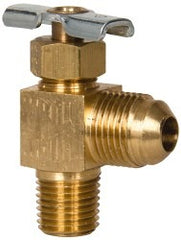EATON Eaton 330 Needle Valve Flare Angled 3/8 X 1/4 in Brass