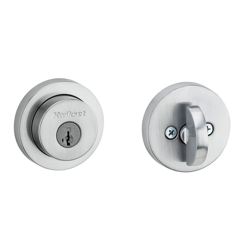 KWIKSET Kwikset 158RDT-26DS.STRKP Milan Deadbolt Smartkey Satin Chrome