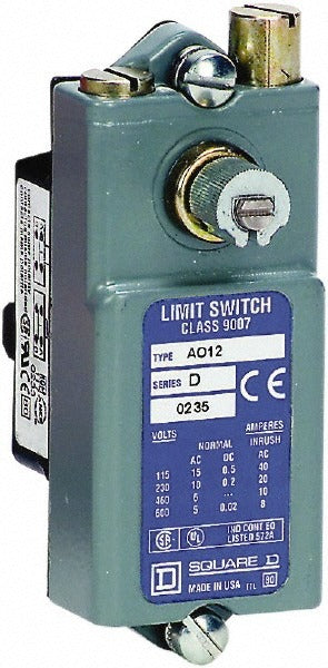 SCHNEIDER ELECTRIC Square D 9007AO12 Limit Switch Spdt Nc Rotary Head 600V