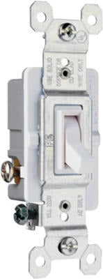 LEGRAND Pass Seymour 663WGTU 3-way Toggle Switch 15A 120V White