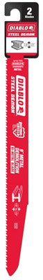DIABLO Freud DS0908BFD2 9 in 8/10 Tpi Bi-metal Reciprocating Blade 2PK