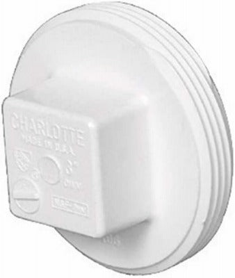 CHARLOTTE PIPE Charlotte Pipe Pvc 00106 1400HA 6 in Dwv Cleanout Plug